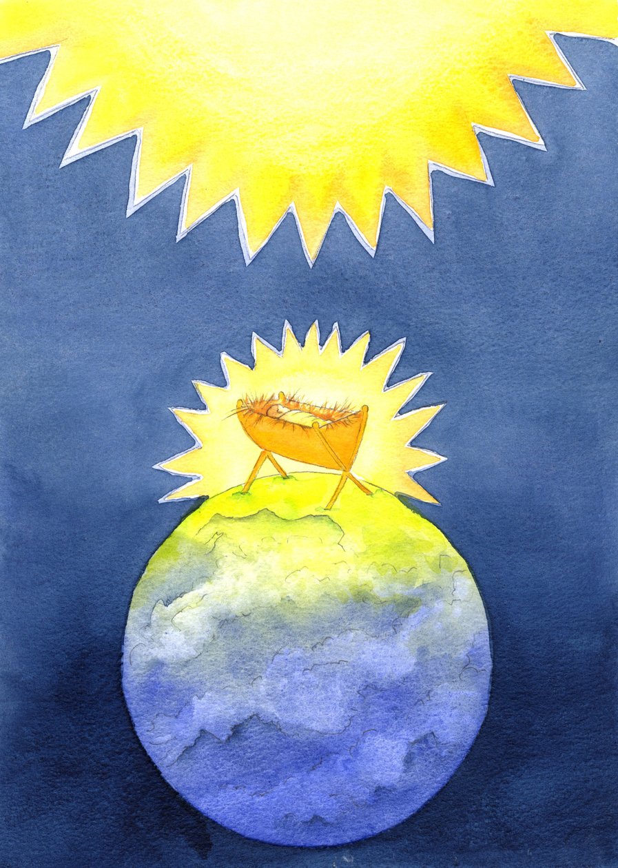 Gesù Cristo è Dio fatto uomo; eppure è venuto sulla terra non con potenza, ma come un bambino indifeso, 2001 da Elizabeth Wang