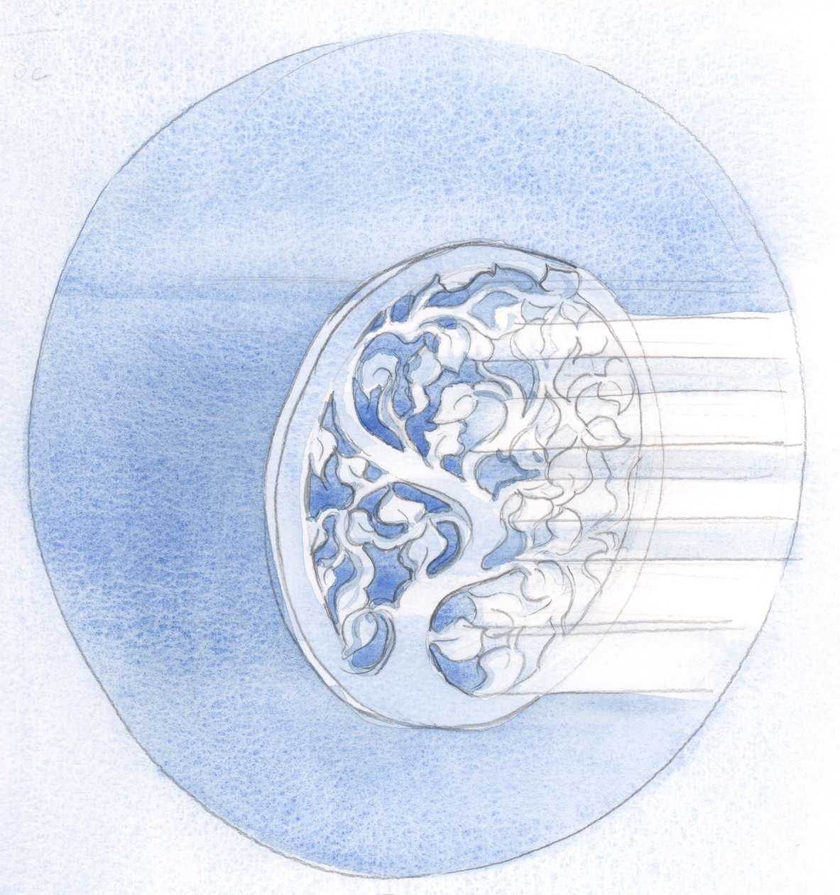 Proprio come un disegno rotto (su un piatto d