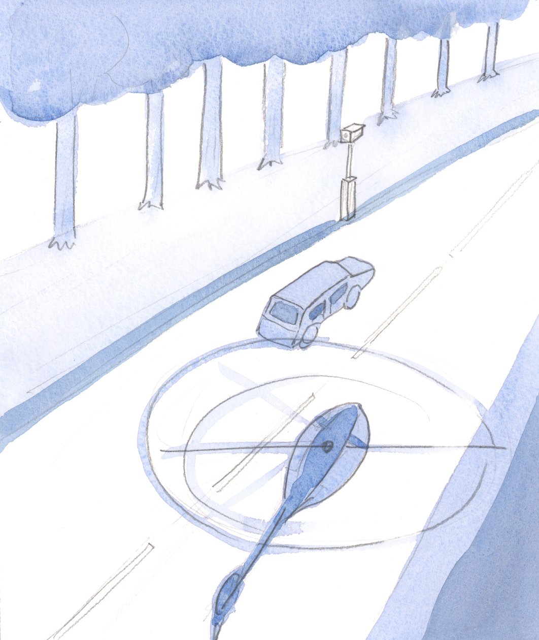 Proprio come un autista su una strada principale, oggi, non può sfuggire all