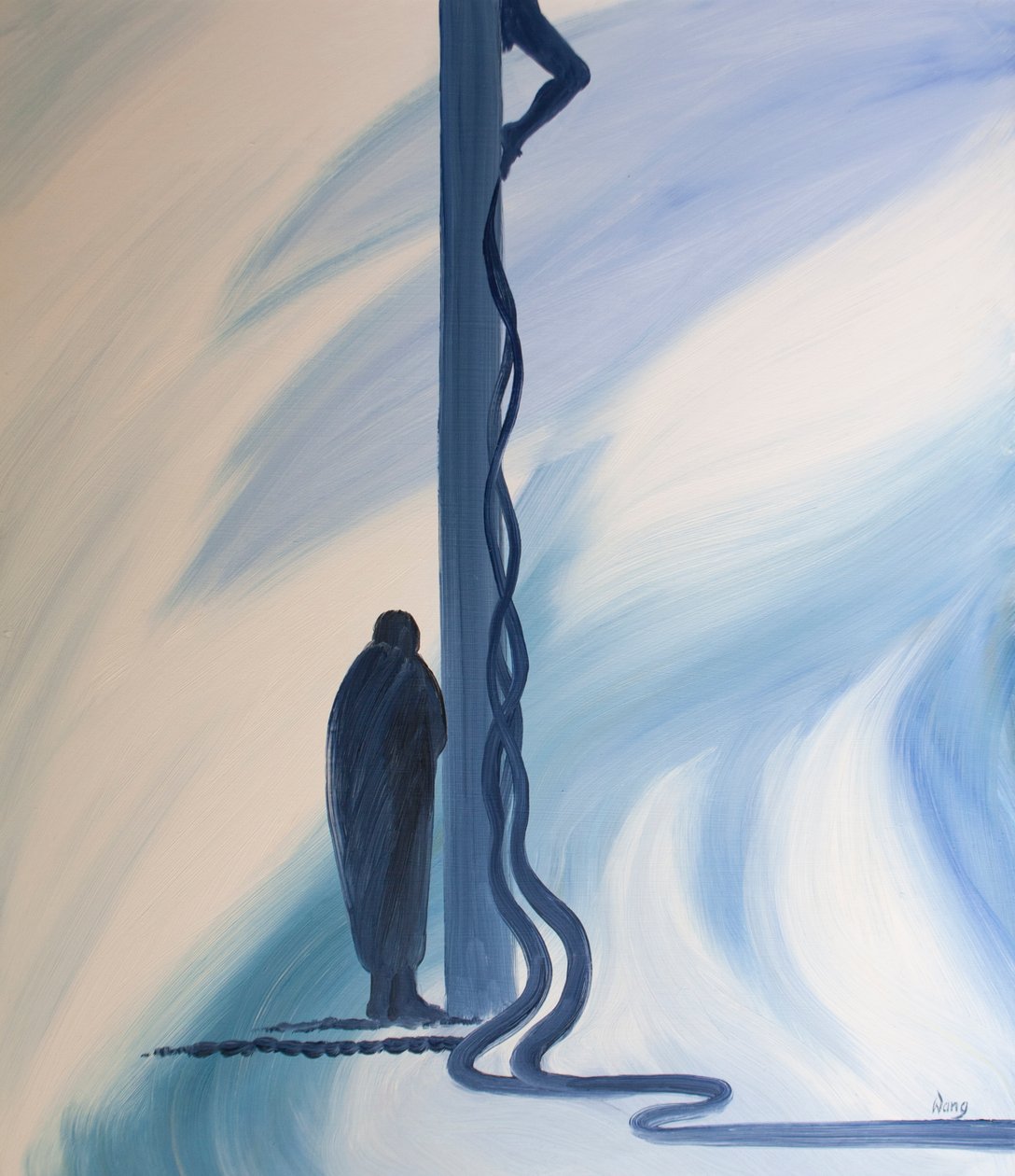 Sulla Croce Gesù Cristo ha versato il Suo Prezioso Sangue per salvarci dai nostri peccati, 2001 da Elizabeth Wang