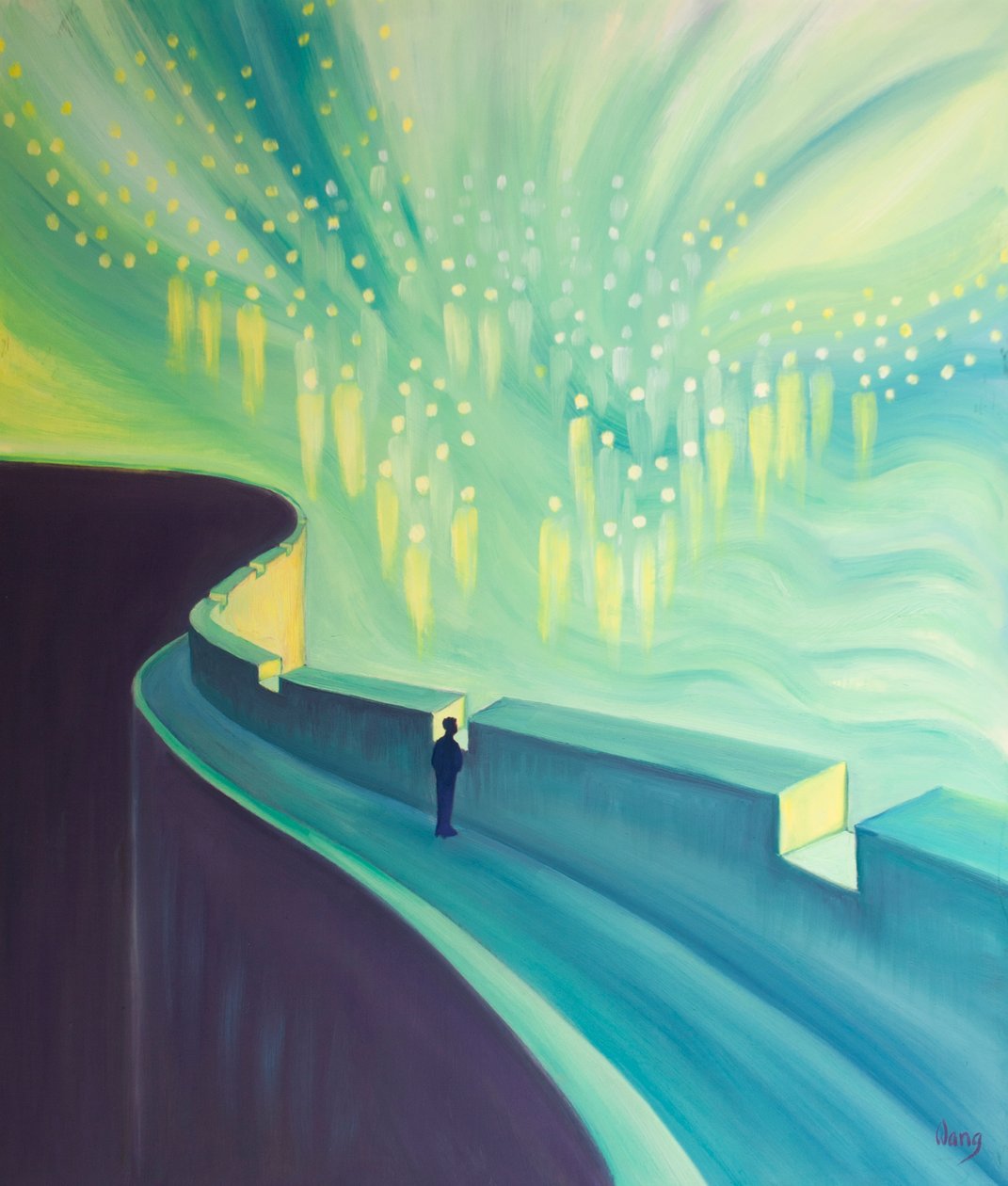 La preghiera è come uno scorcio di eternità, visto dalle mura della nostra dimora terrena, mentre ci fermiamo e ci rivolgiamo a Dio, 2000 da Elizabeth Wang