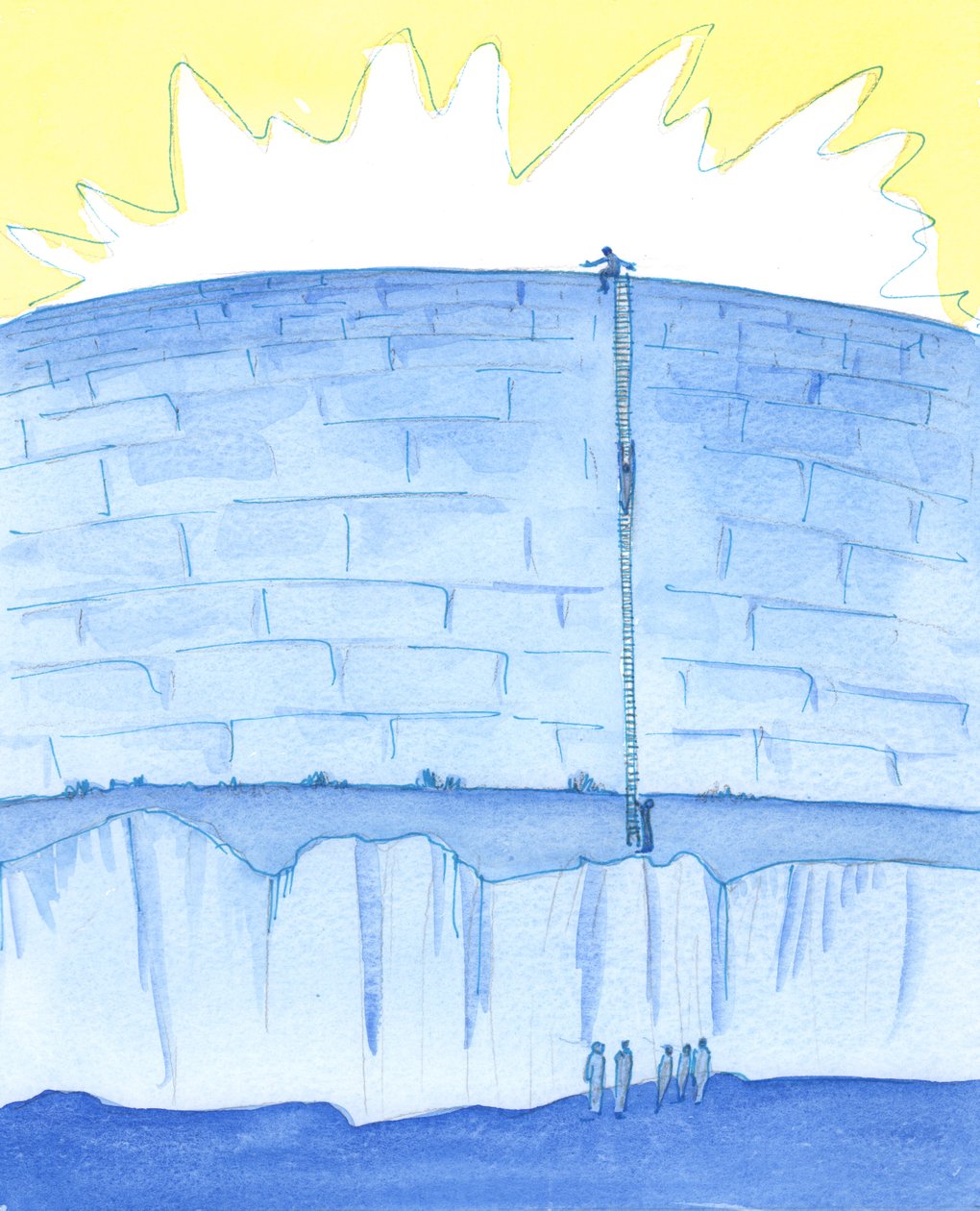 La Divinità è come una città murata, 2003 da Elizabeth Wang