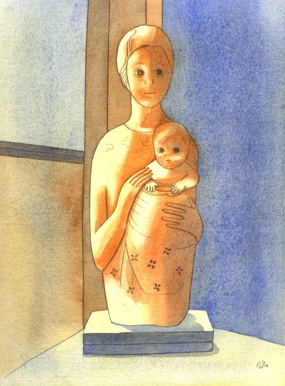La Vergine e il Bambino da Elizabeth Wang