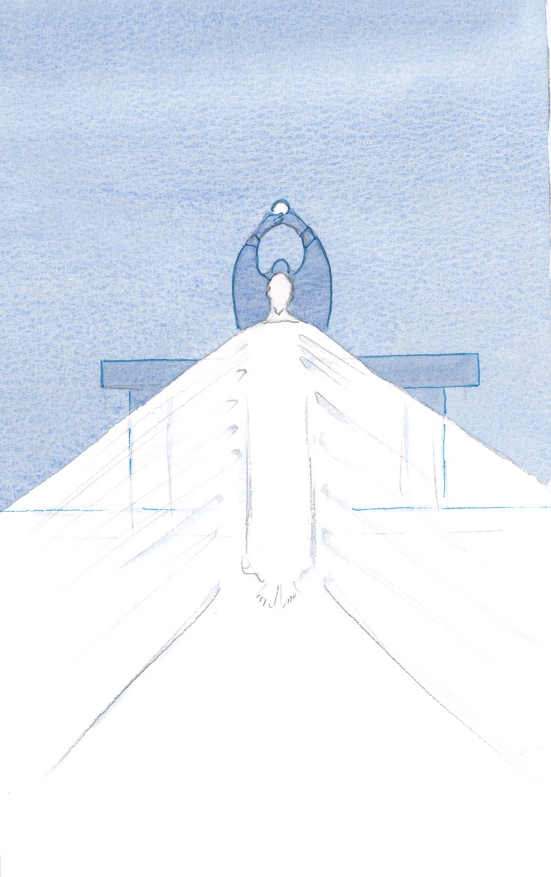 La bellezza di Cristo è abbagliante, mentre sta qui in silenzio, realmente presente al Suo popolo in preghiera da Elizabeth Wang