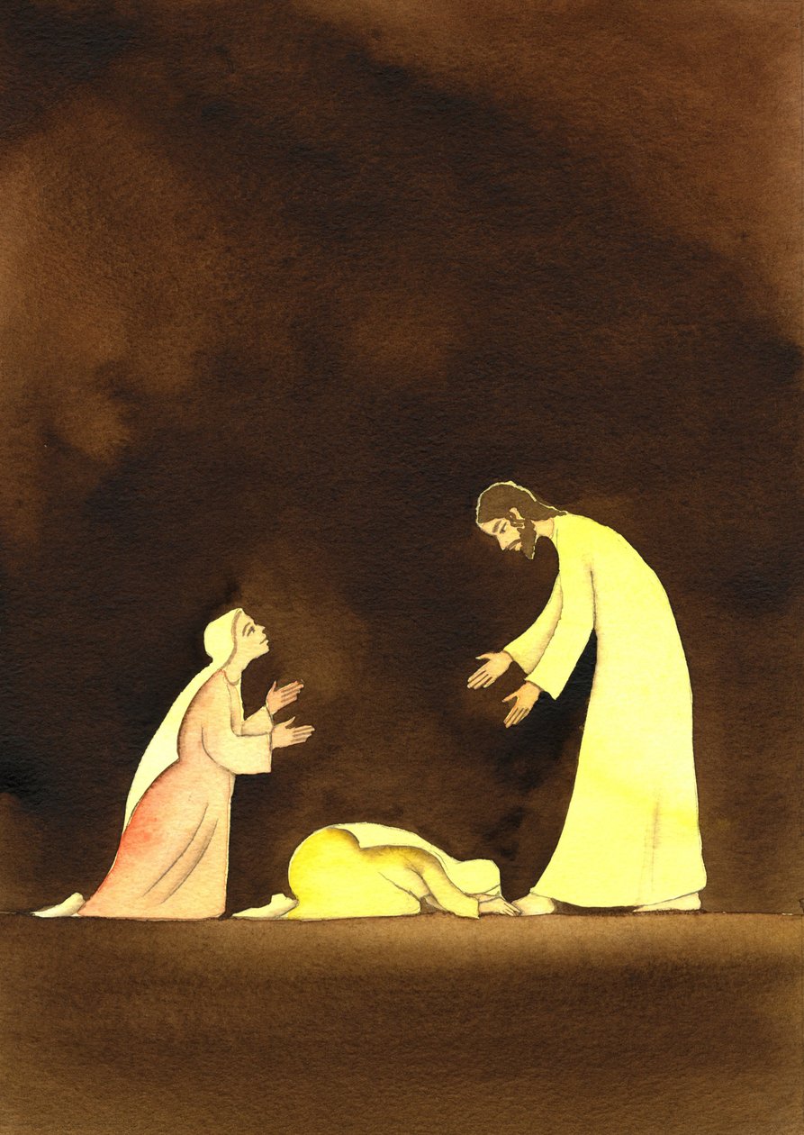 Le due Marie con il Cristo Risorto, 2001 da Elizabeth Wang