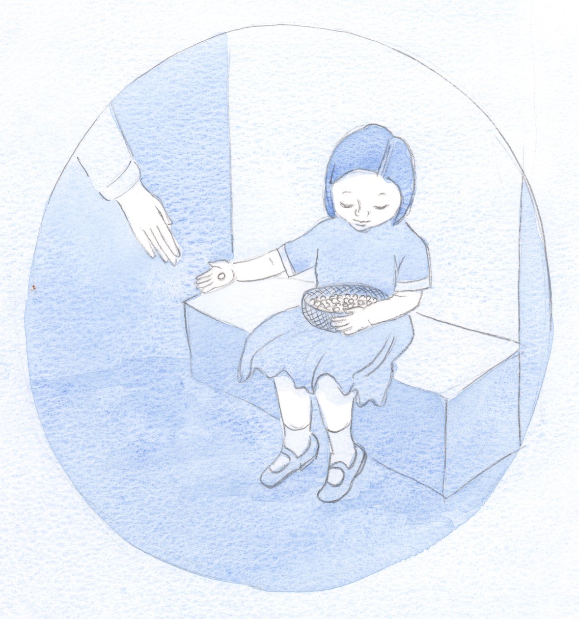 Questo è il mio compito attuale, ho imparato: Come un bambino che distribuisce perle da un cesto, inconsapevole del loro grande valore, ma condividendo la loro bellezza, 2001 da Elizabeth Wang