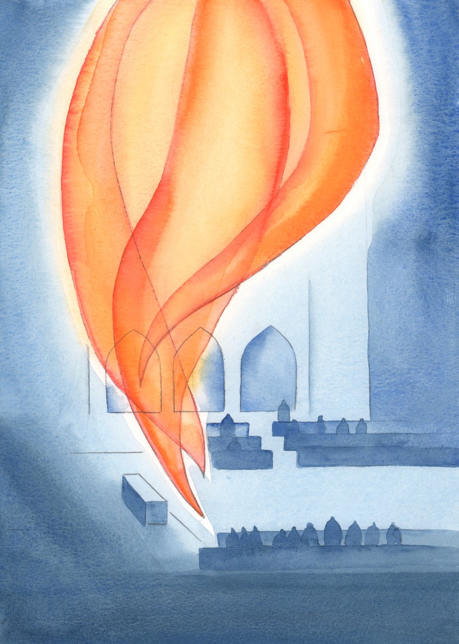 Questo è puro culto: essere al cuore delle Tre Persone Divine, contenti di guardare, adorare e offrire il proprio cuore e la propria vita e sé stessi, 2003 da Elizabeth Wang