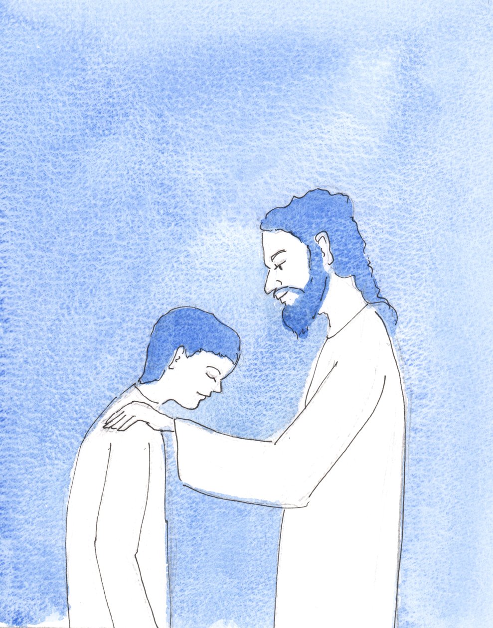 Attraverso il Battesimo, una persona viene portata in una relazione speciale con Cristo, 2004 da Elizabeth Wang