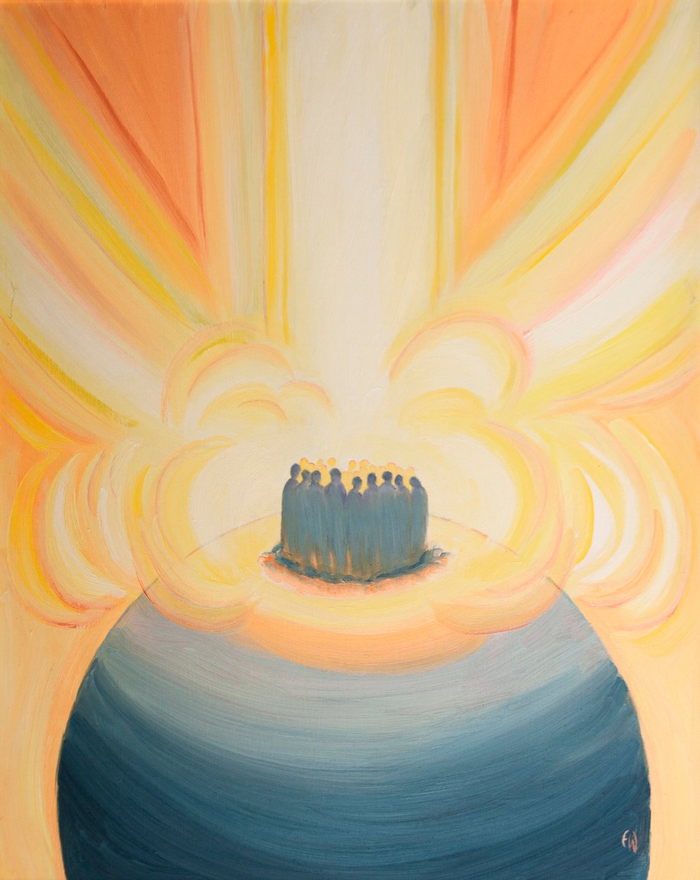 Attraverso Cristo la luce del Paradiso ci avvolge ad ogni Messa da Elizabeth Wang