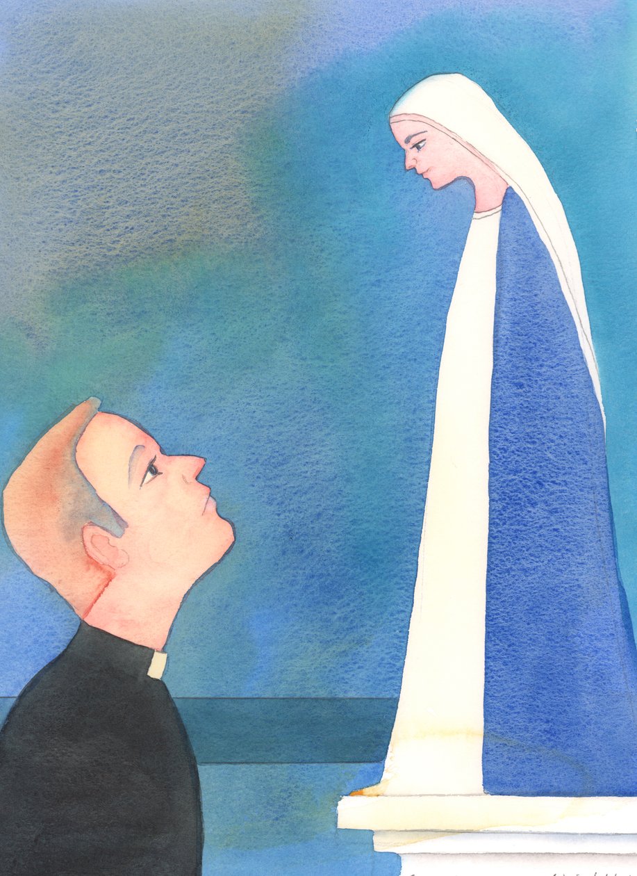 Veramente, ogni sacerdote può rivolgersi alla Nostra Signora per aiuto, fiducioso che lei ha un interesse speciale nelle sue speranze, gioie, paure e dolori da Elizabeth Wang