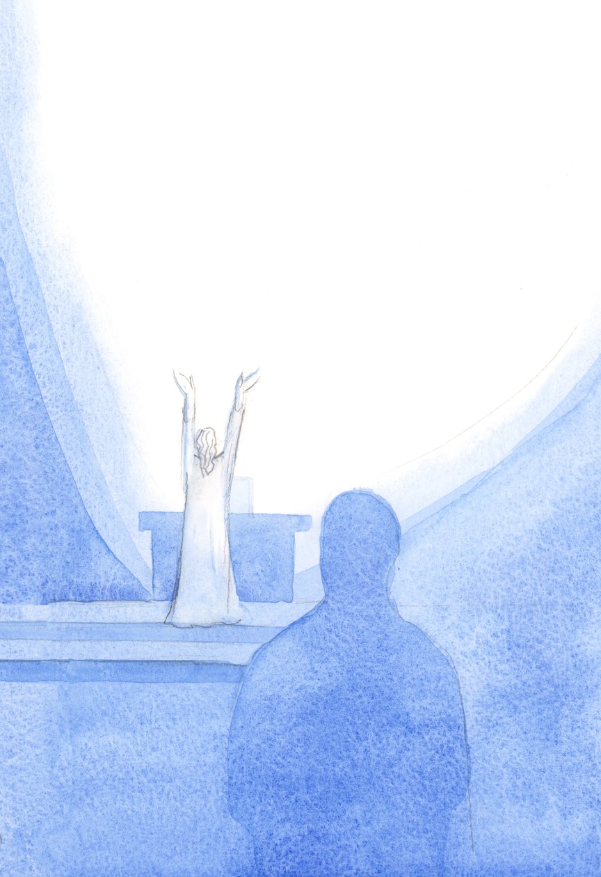 Ogni volta che preghiamo il Padre, nel nome di Cristo (uniti alle intenzioni di Cristo) è come se il Cielo fosse aperto per riceverci e ricevere la nostra preghiera da Elizabeth Wang