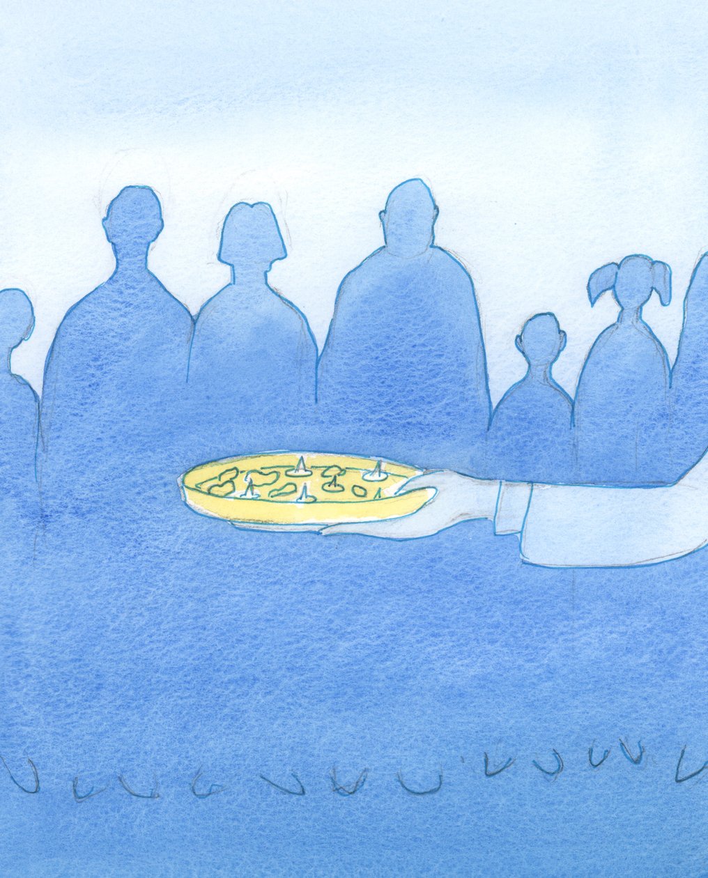 Dove le falsità o le distorsioni della verità sono incluse nei programmi di Catechesi, o nei discorsi e giornali cattolici, è come se alle persone fosse offerto, a una festa, un piatto che contiene puntine da disegno da Elizabeth Wang