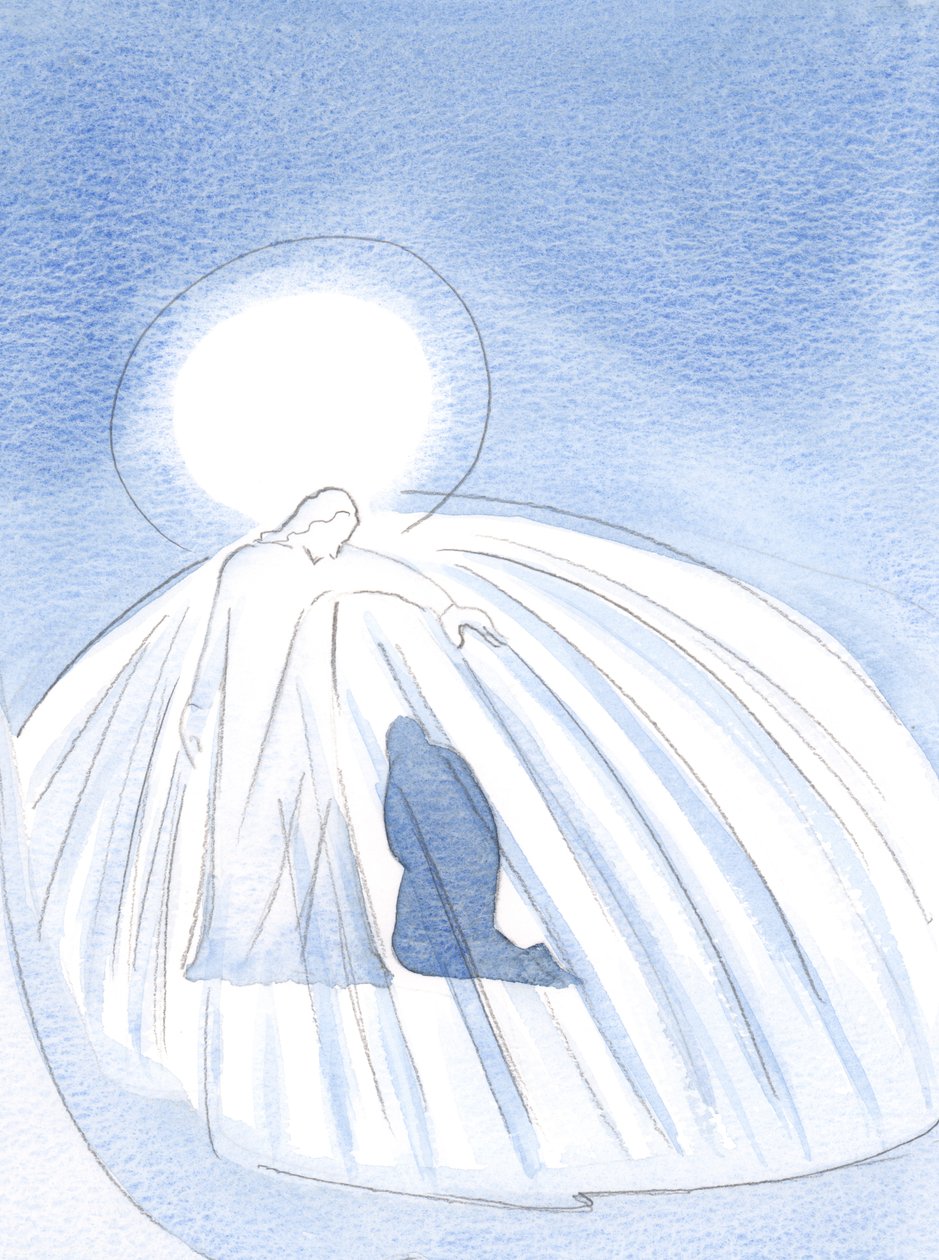 Ovunque sia Cristo, ci sono le Sue virtù, e le riversa su di noi, abbondantemente. da Elizabeth Wang