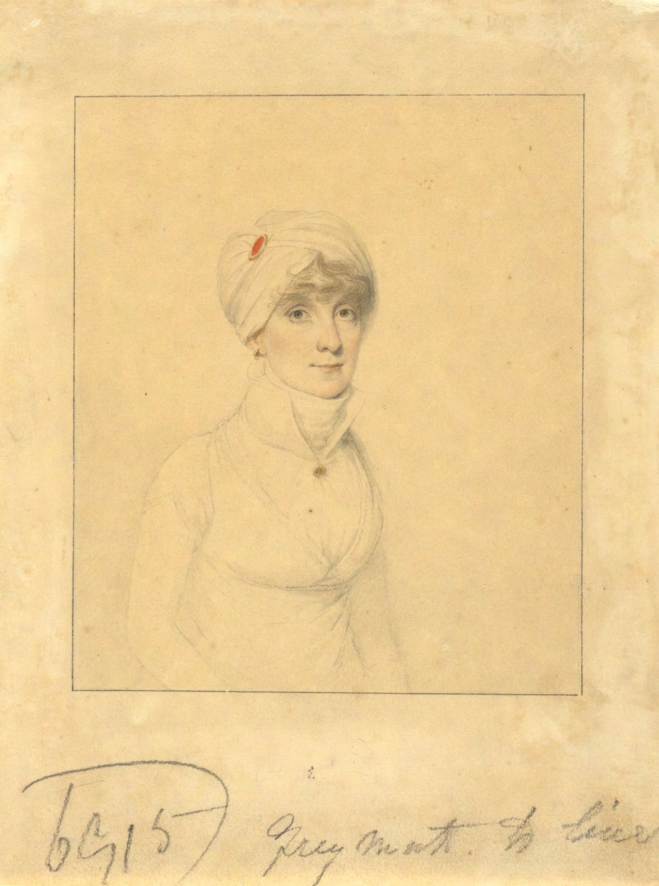 Faith Trumbull (figlia del Governatore John Trumbull, Jr.; moglie di Daniel Wadsworth di Hartford) da Elkanah Tisdale
