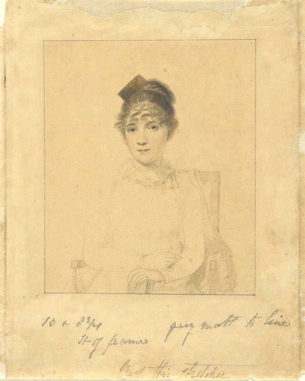 Harriet Trumbull (Figlia del Governatore Jonathan Trumbull, Jr.; moglie di Benjamin Silliman del Yale College) da Elkanah Tisdale