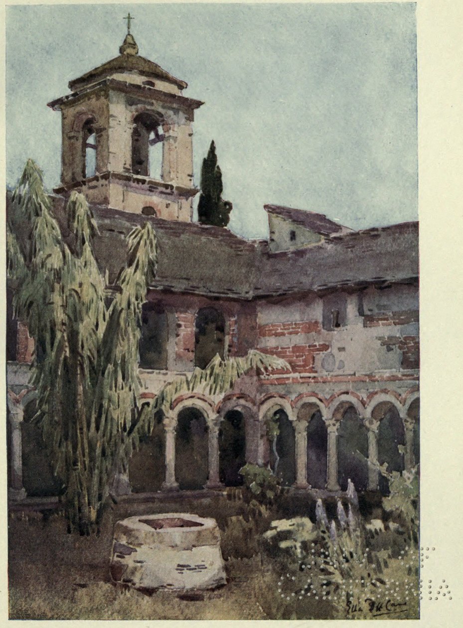 Il Chiostro di Piona, Lago di Como, Illustrazione da 