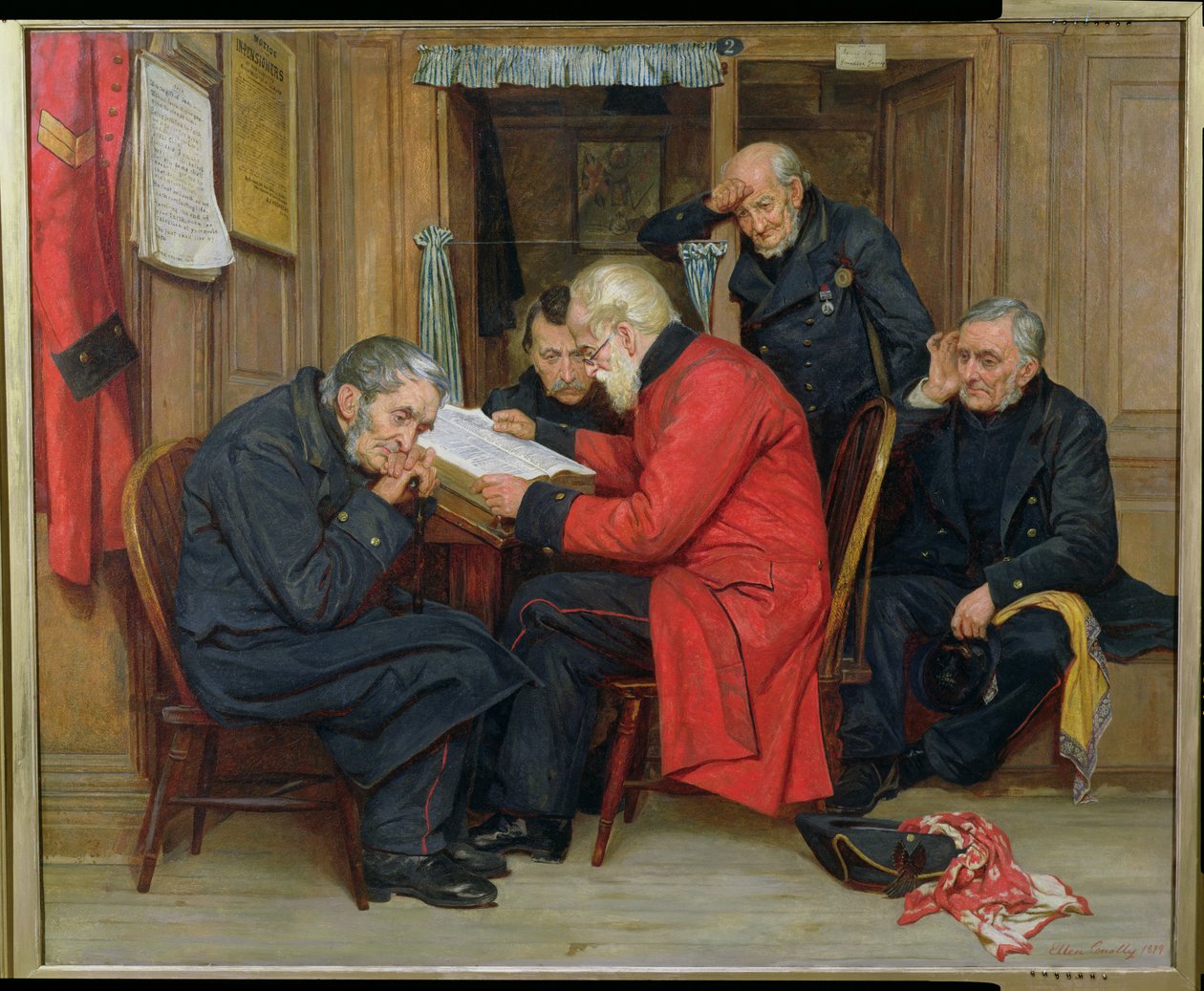 Pensionati di Chelsea nei lunghi reparti, 1879 da Ellen Conolly