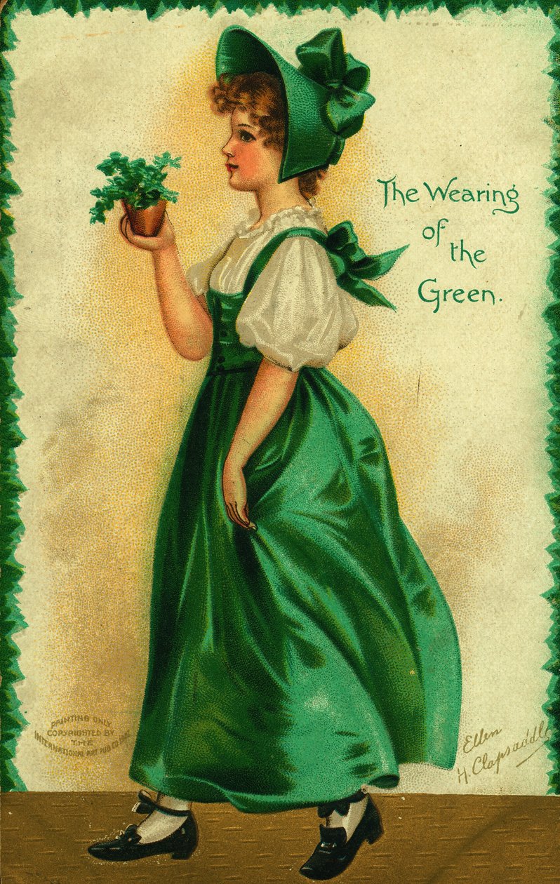 Il verde indossato da Ellen Hattie Clapsaddle