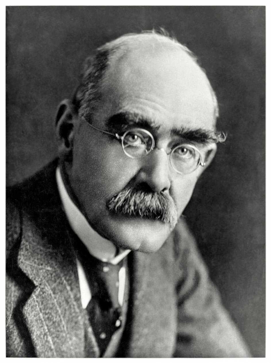 Rudyard Kipling, scrittore inglese da Elliott and Fry Photography Studio