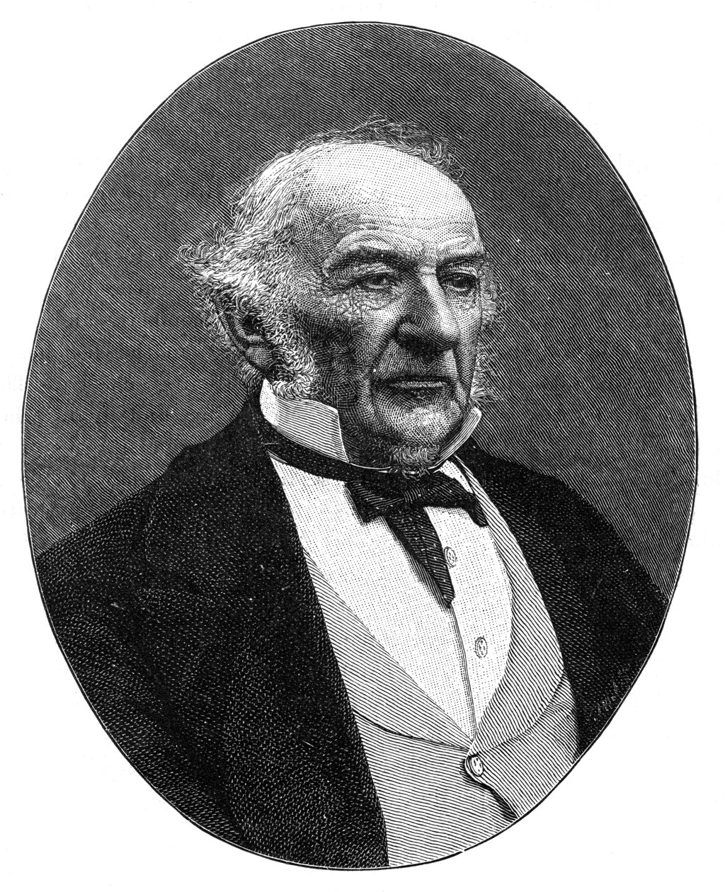 William Ewart Gladstone, statista e Primo Ministro del Partito Liberale Britannico, c1890 da Elliott and Fry