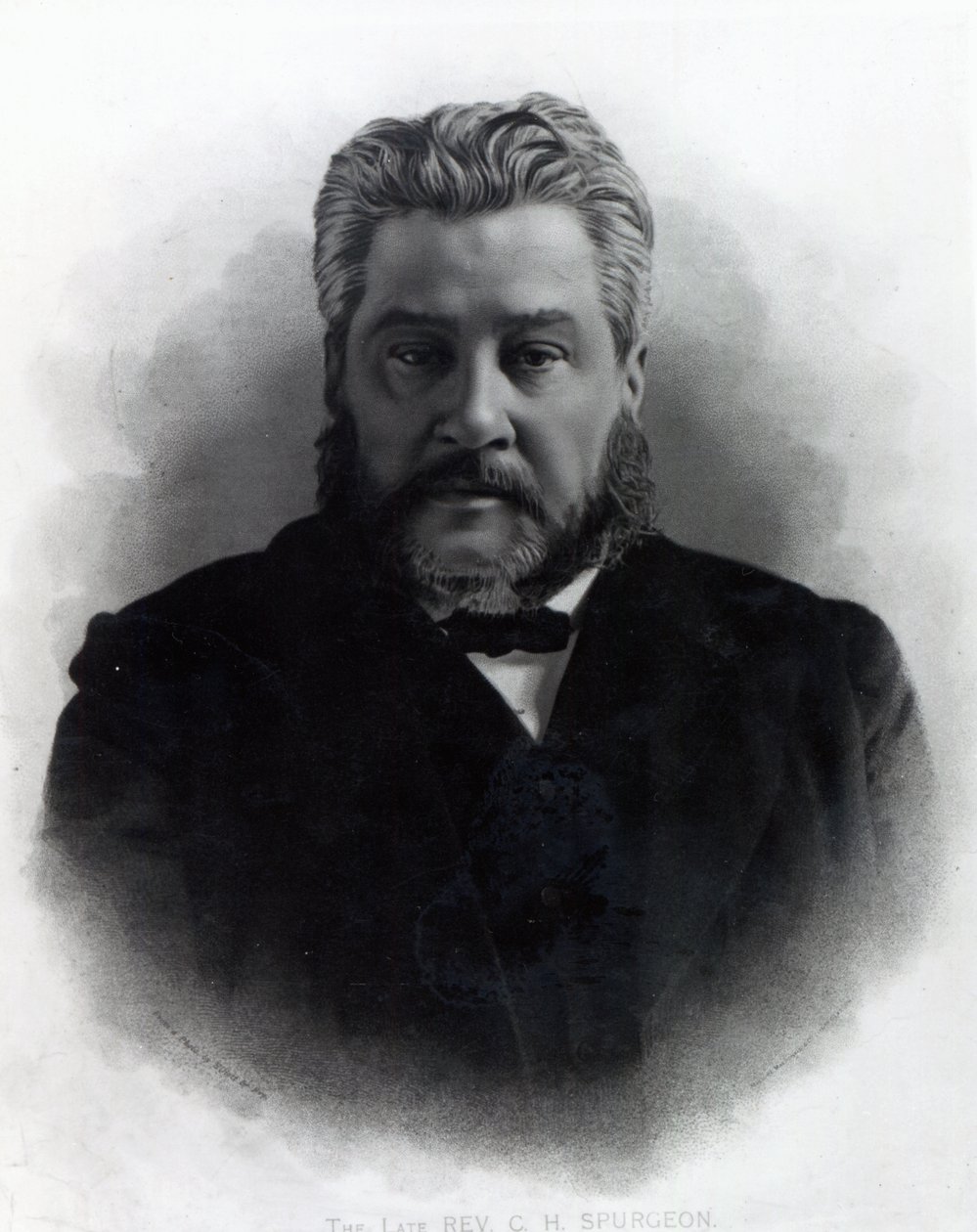 Reverendo Charles Haddon Spurgeon, da una fotografia di Elliot und Fry da Elliott und Fry Studio