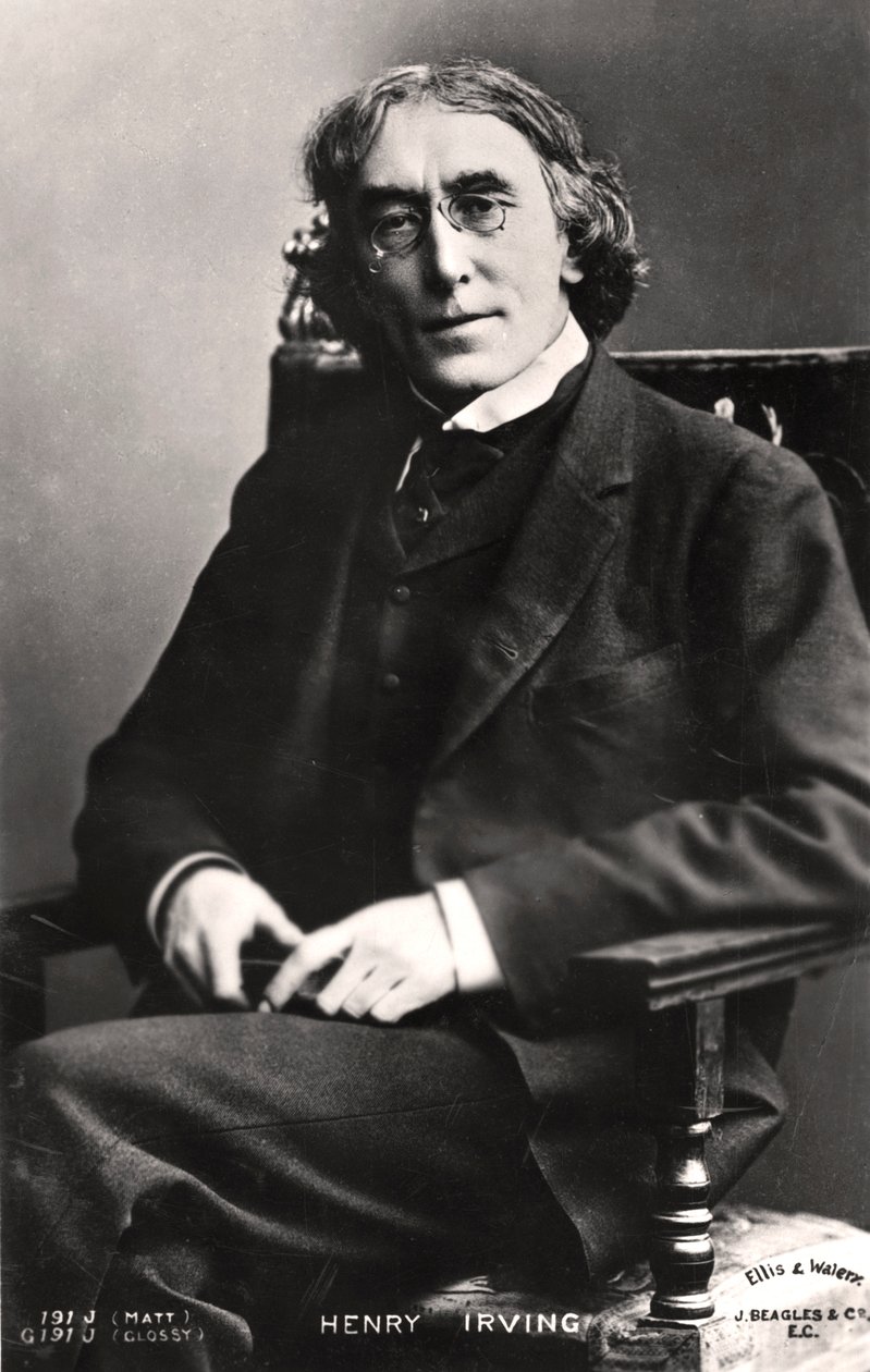 Harry Brodribb Irving, attore inglese da Ellis and Walery