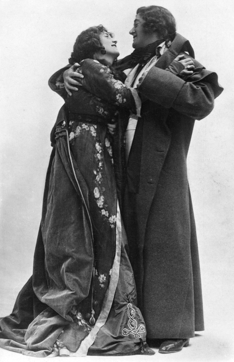 Julia Neilson e Fred Terry in The Scarlet Pimpernel, c. 1905 da Ellis and Walery