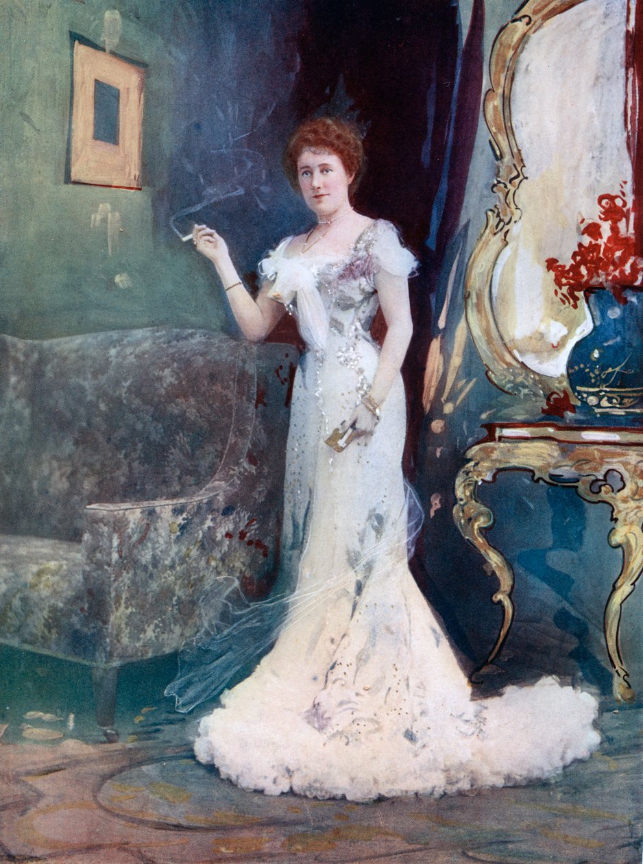 Miss Granville in Una luna di miele interrotta, c1902 da Ellis and Walery
