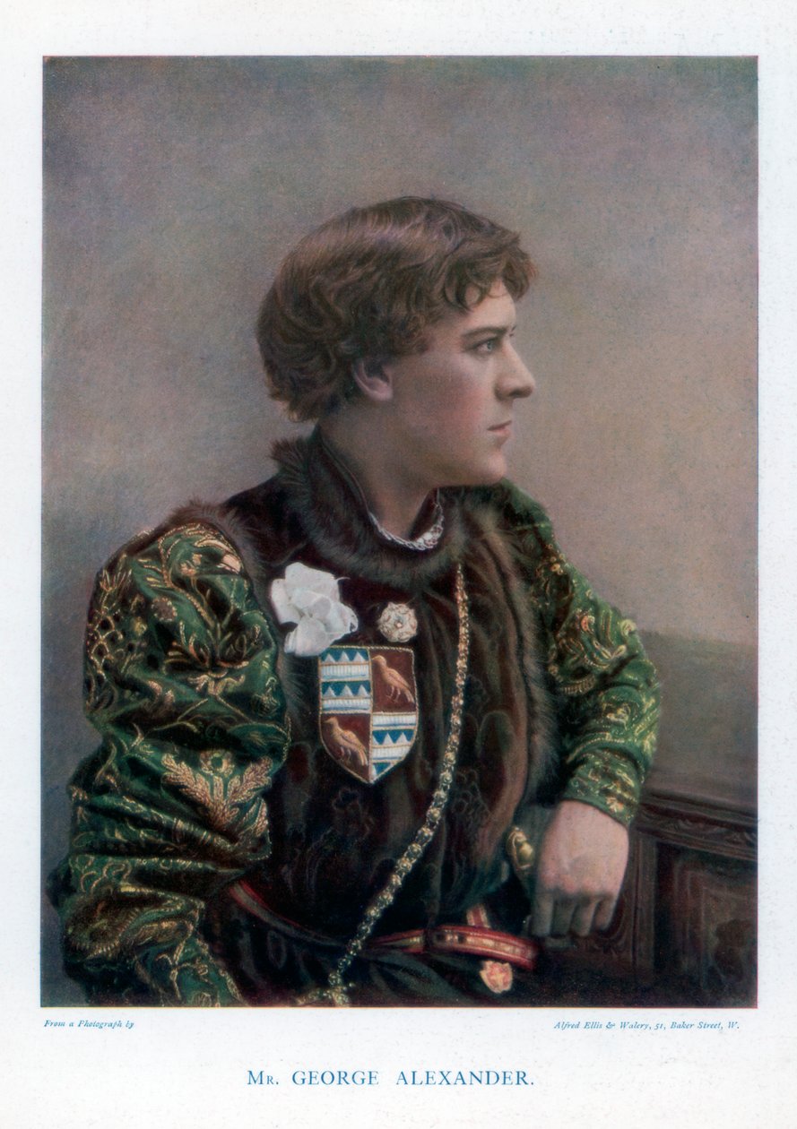 Sir George Alexander, attore e direttore teatrale inglese, 1901 da Ellis and Walery