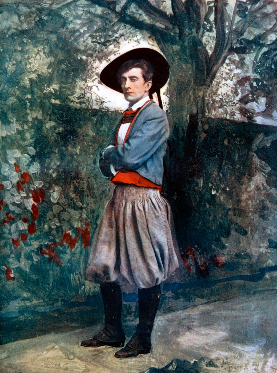 Sir Johnston Forbes-Robertson in Il Sacramento di Giuda da Ellis and Walery