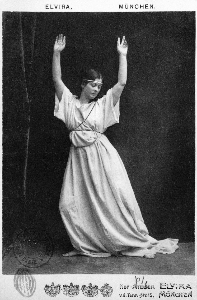 Isadora Duncan (1877-1927) c.1903-04 da Elvira Studio
