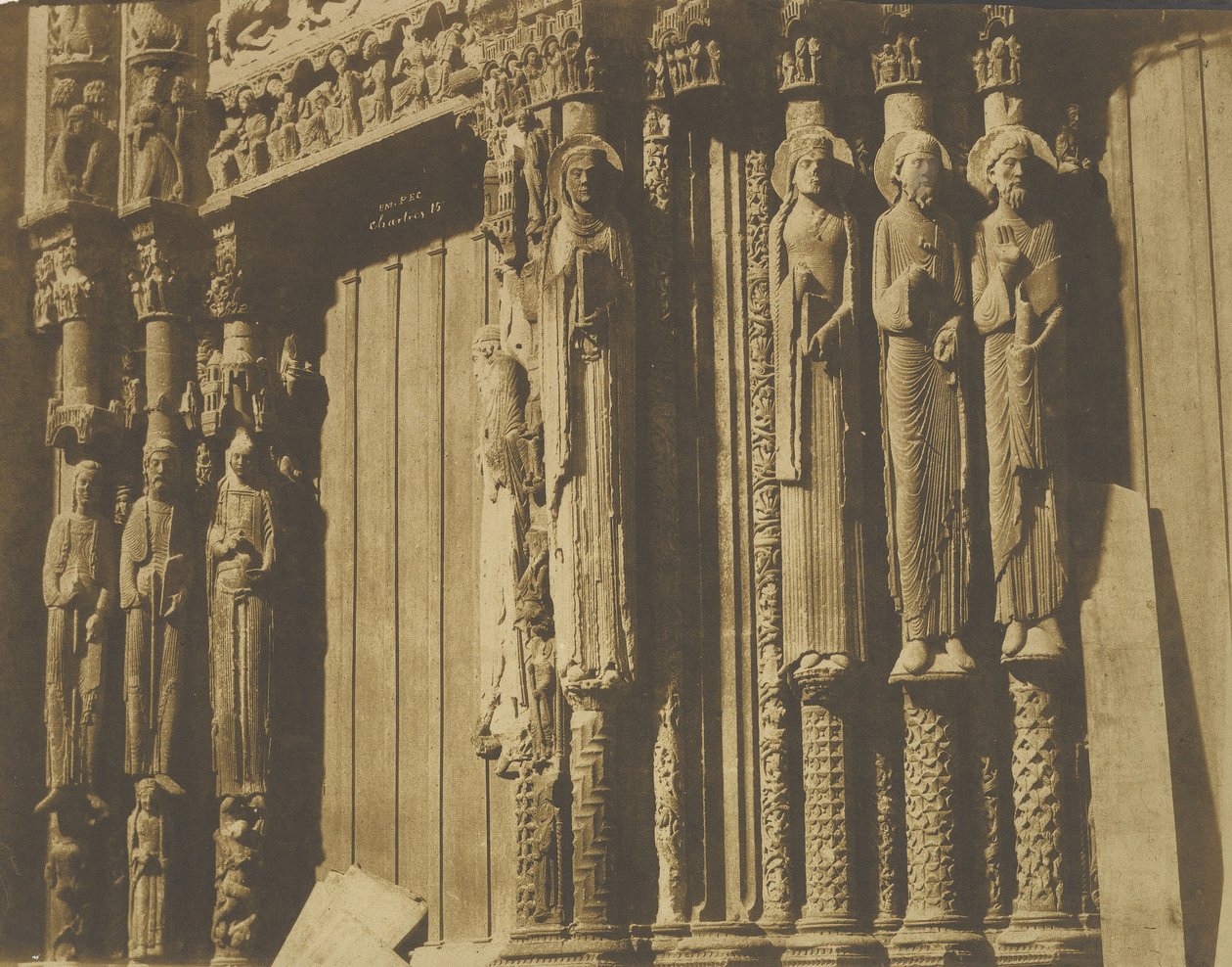 Cattedrale di Chartres, 1850-52 da Em. Pec
