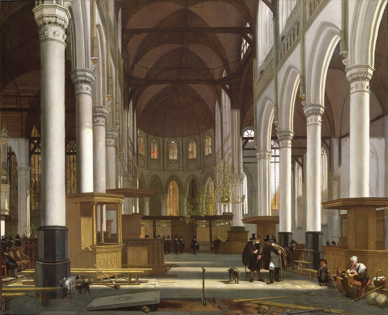 Interno di chiesa da Emanuel de Witte