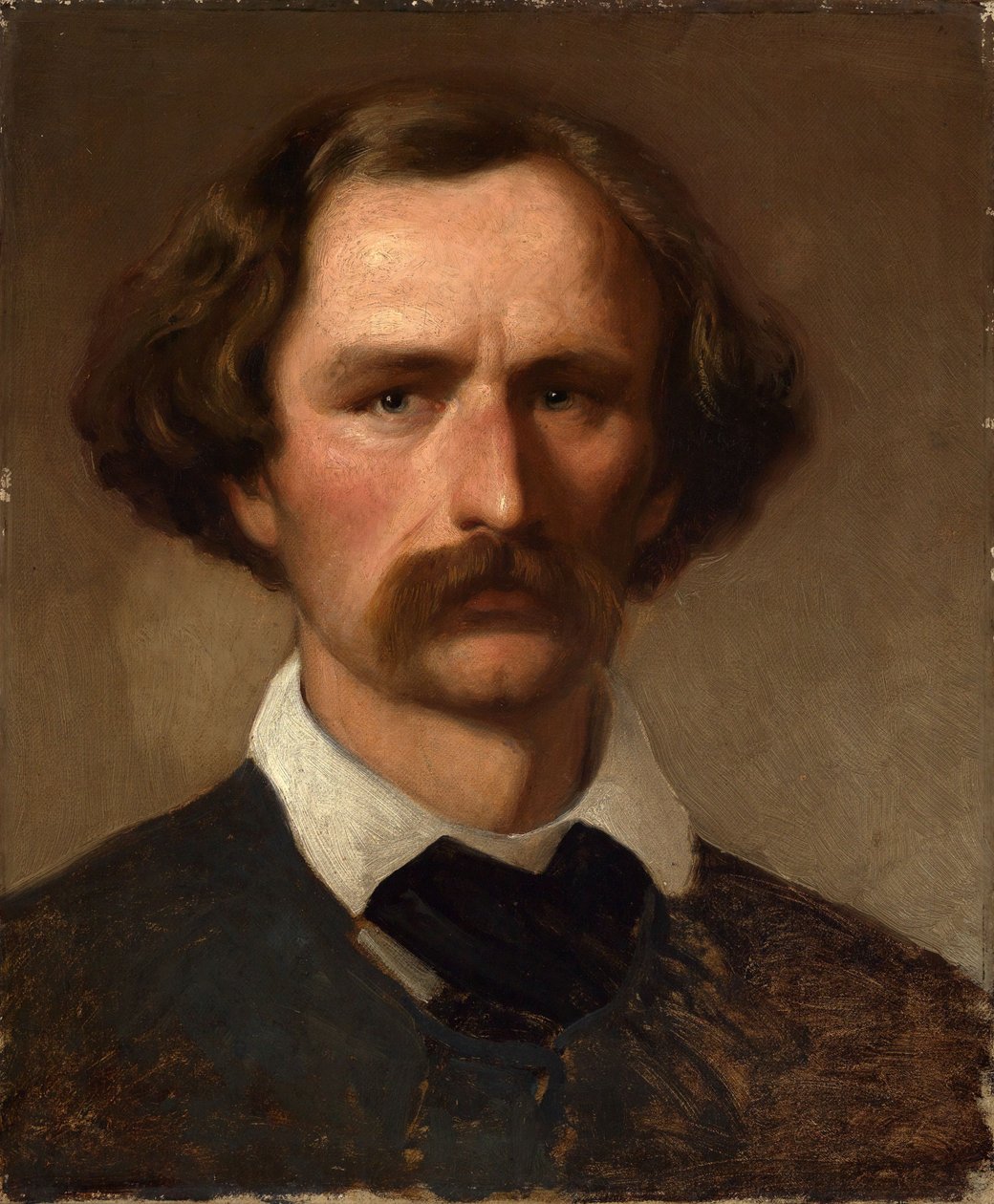 Ritratto del pittore Carl Friedrich Lessing da Emanuel Gottlieb Leutze