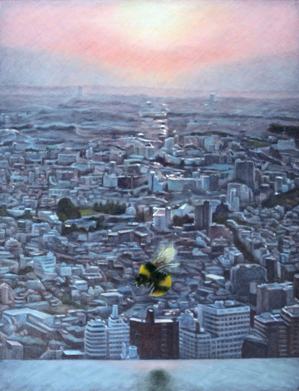 Fine della giornata, 2012 (olio su tela) da Emiko Aida