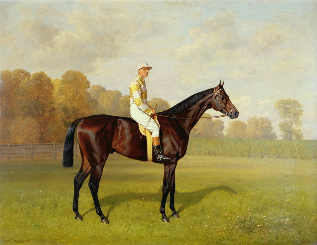 Ladas, vincitore del Derby del 1894, 1894 da Emil Adam
