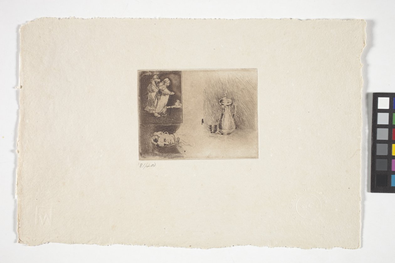 Tre studi da Emil Carlsen