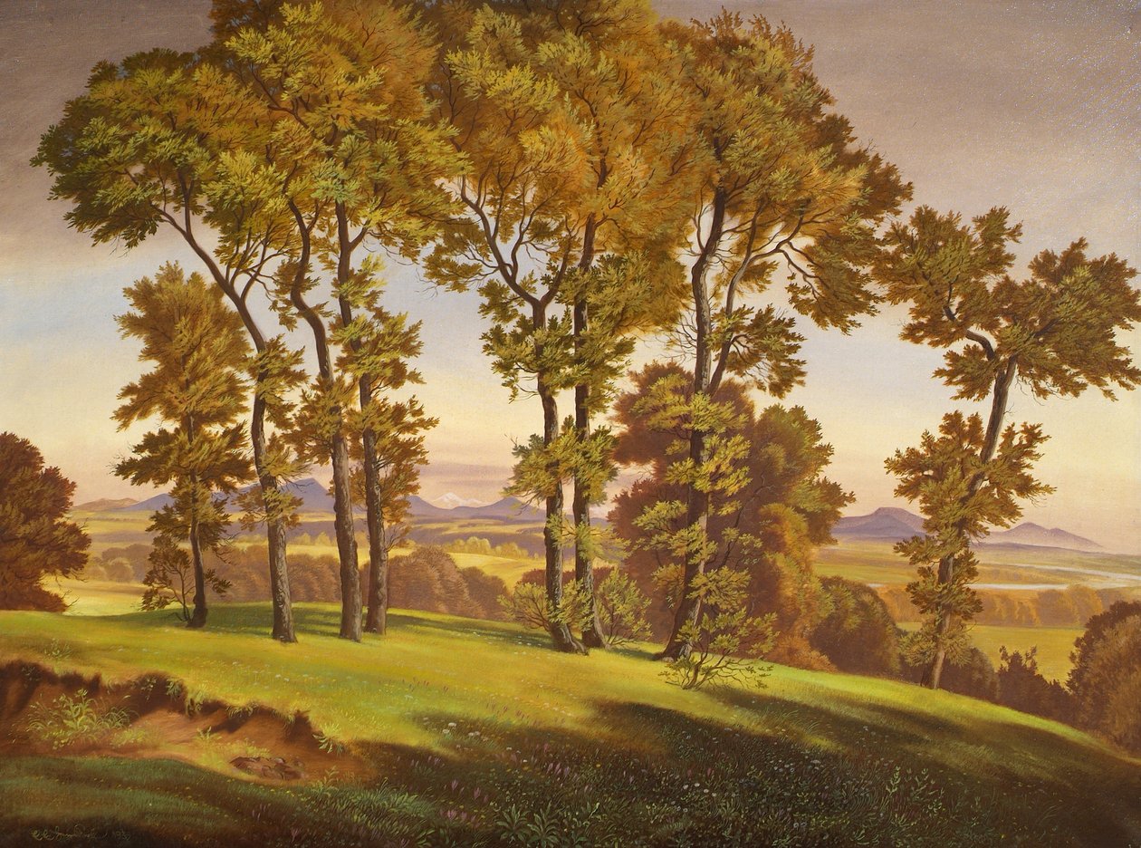 Paesaggio con alberi da Emil Ernst Heinsdorff