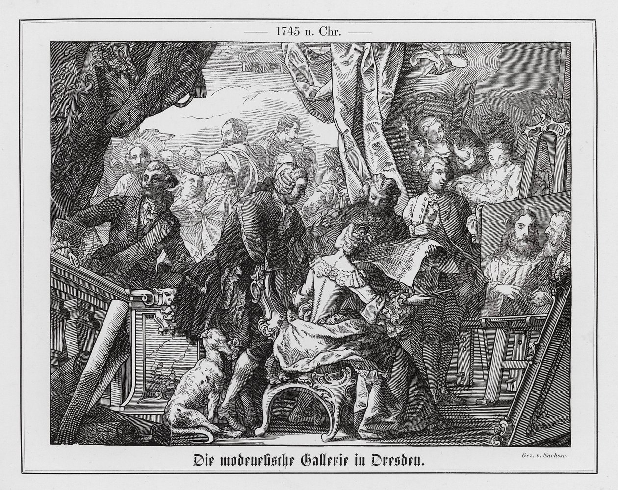 La galleria alla moda di Dresda da Emil Eugen Sachsse