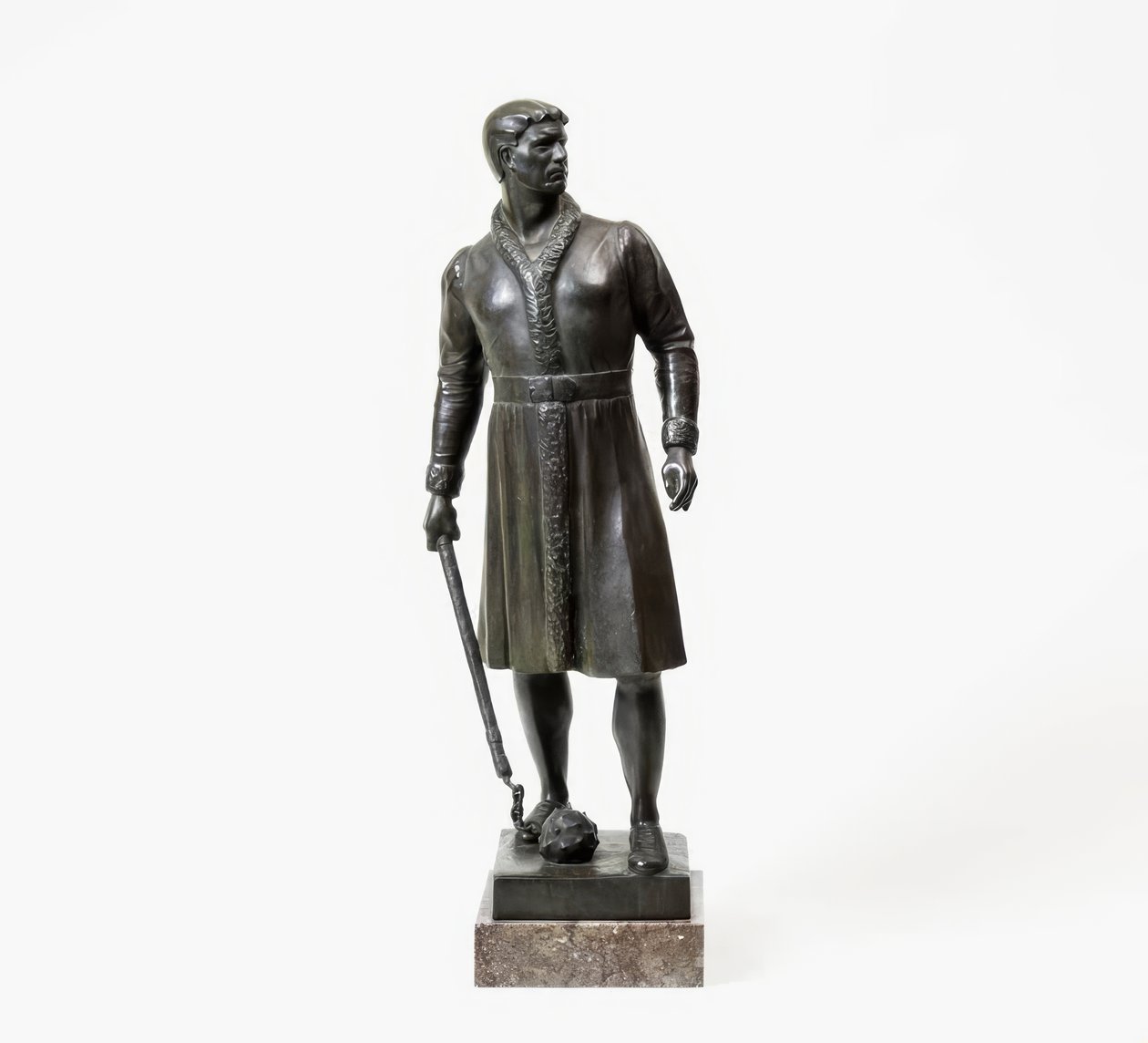 Guerriero con mazza ferrata da Emil Jungblut