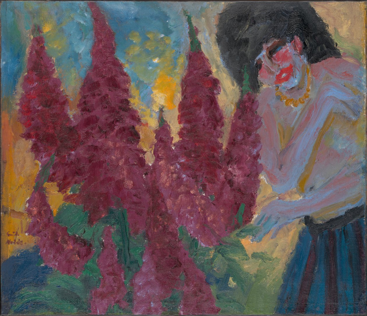 Mattina nel giardino fiorito da Emil Nolde