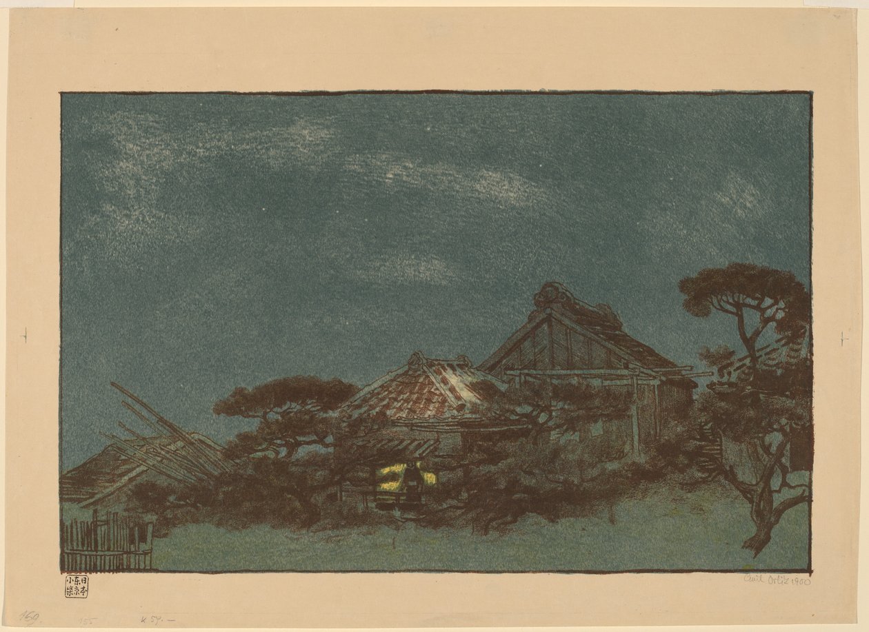 Sera a Fukagawa da Emil Orlik