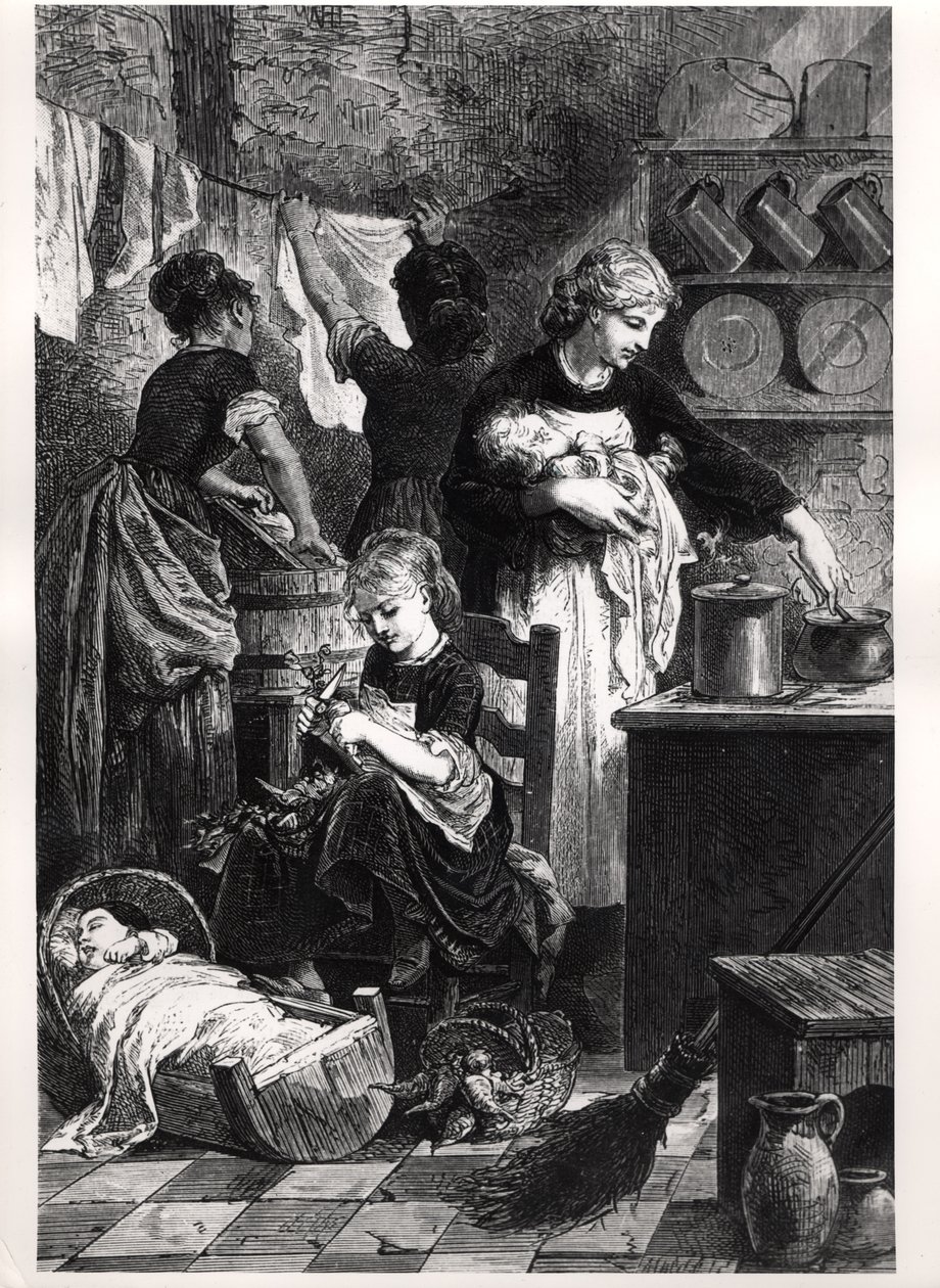 Lavandaie in America da Emile Antoine Bayard