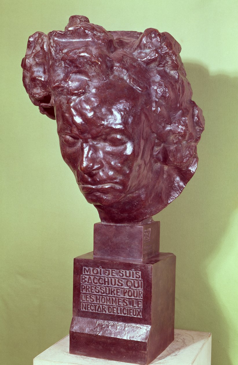 Busto ritratto di Ludwig van Beethoven (1770-1827) 1901 da Emile Antoine Bourdelle