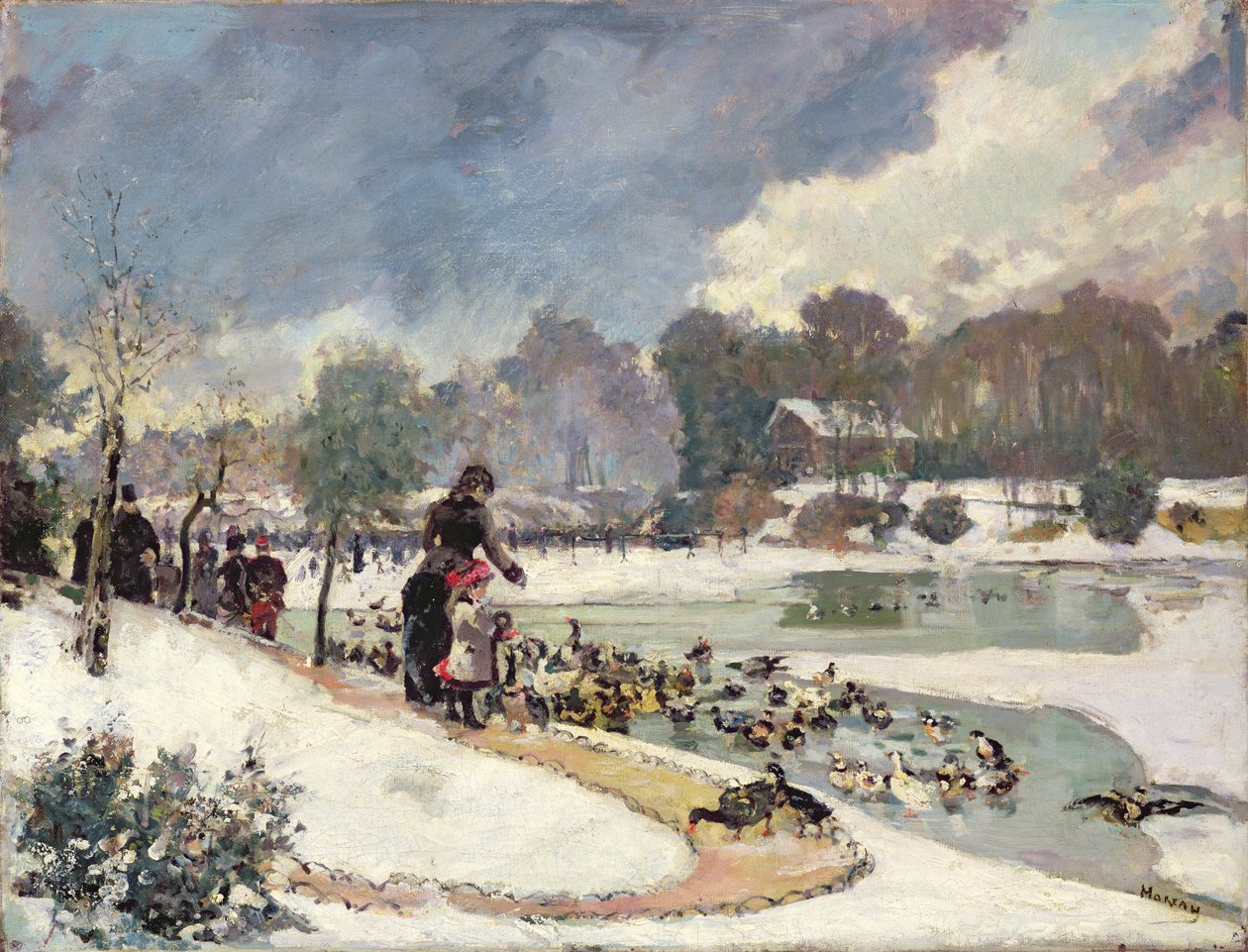 Anatre nel Bois de Boulogne da Emile Antoine Guillier