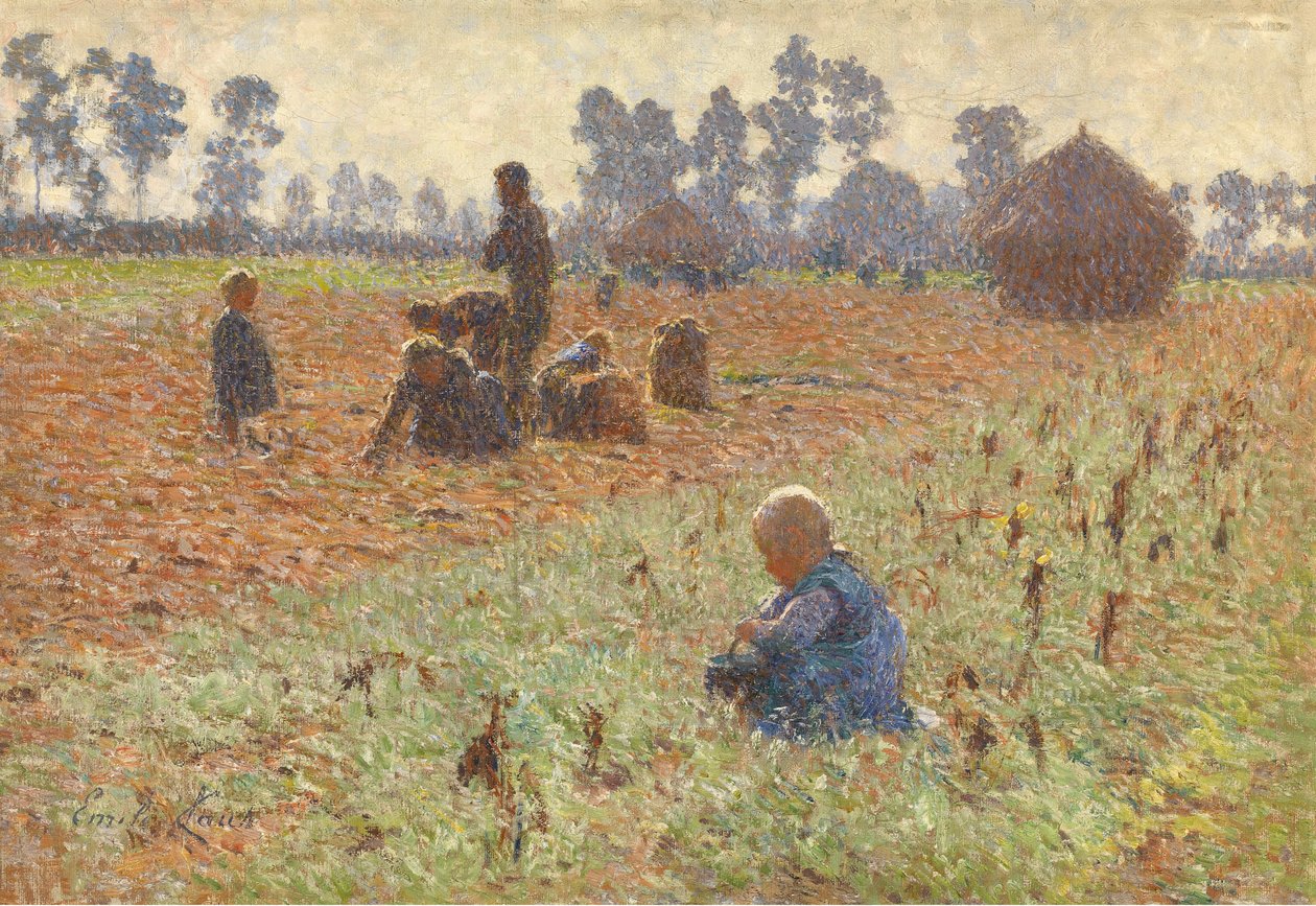 Raccolta del grano da Emile Claus