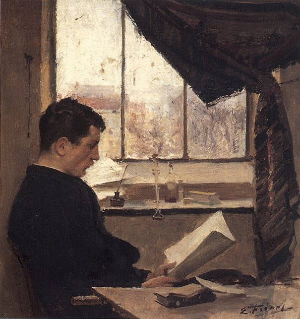 Autoritratto, detto Uno Studente da Emile Friant