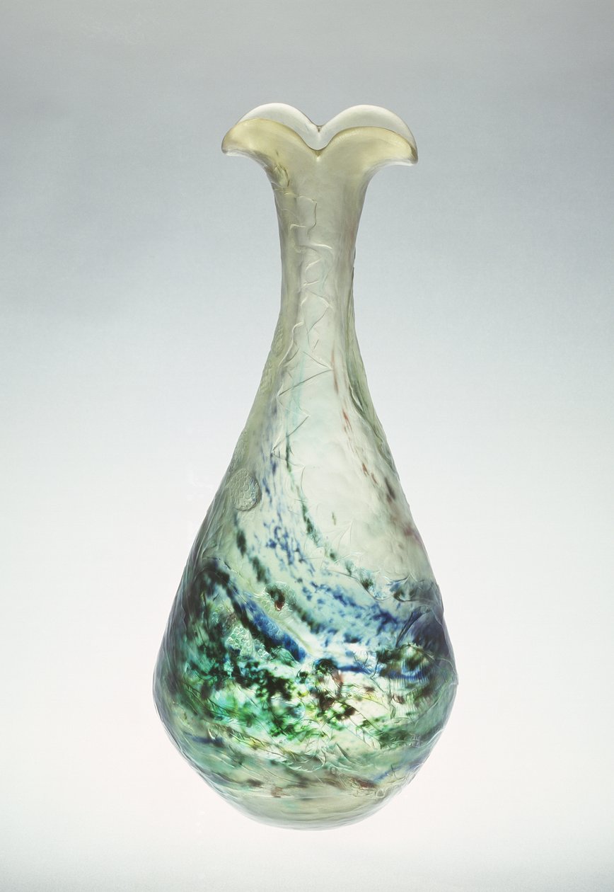 Vaso, inciso e decorato da Emile Galle, c.1900 da Emile Galle