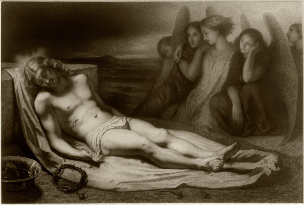 Corpo di Cristo con angeli da Emile Lassalle