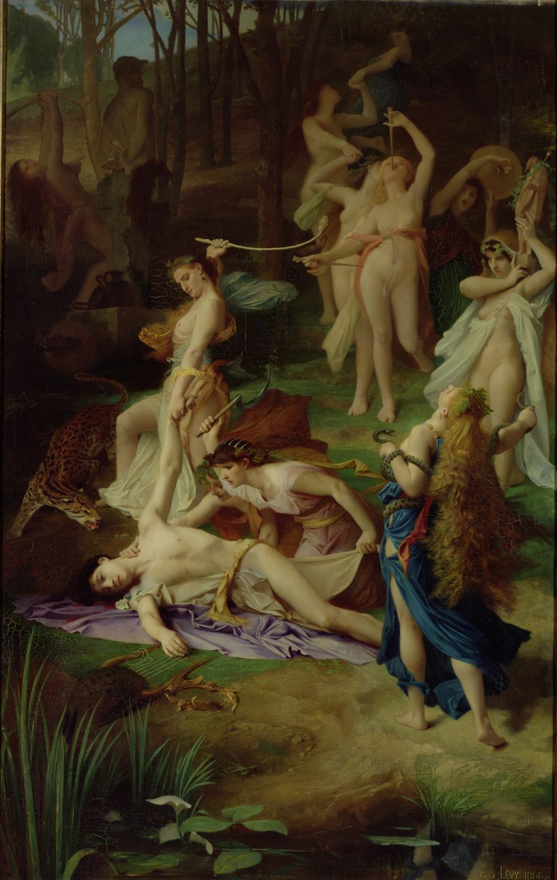 La morte di Orfeo da Emile Levy